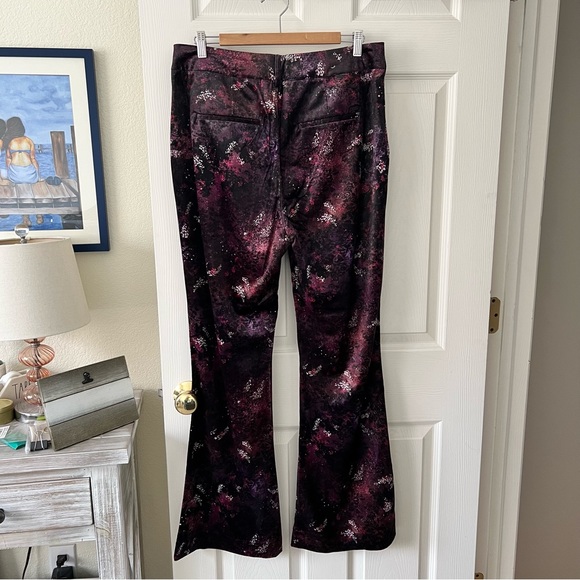 NWT Scotch & Soda Amsterdam 32x32 Winter Edition Velvet High Rise Flared Pants - Picture 9 of 15